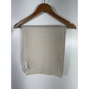 Falke Unisex One Size Ivory Textured Scarf